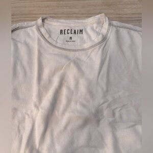 Men’s white Reclaim long sleeve T-shirt
Great material and stitching 
Size M